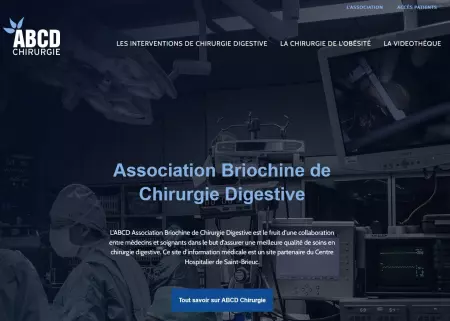 Site internet de ABCD Chirurgie